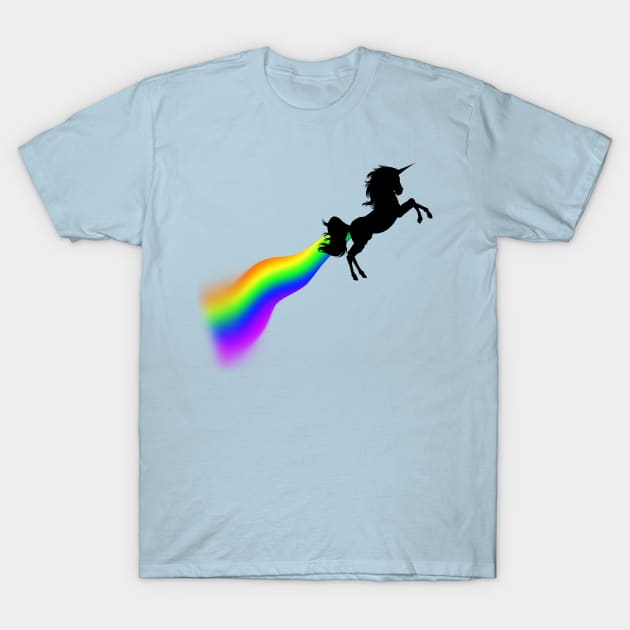 Unicorn Fart T-Shirt by richardsimpsonart